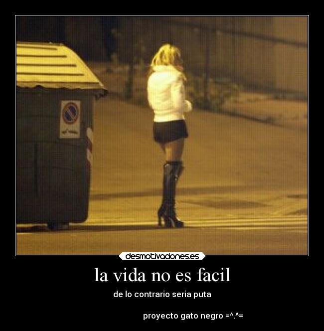 la vida no es facil - 