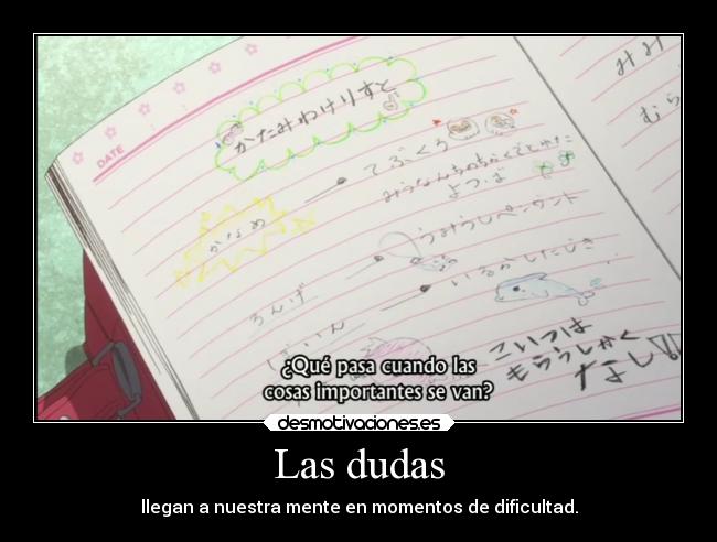 Las dudas - 