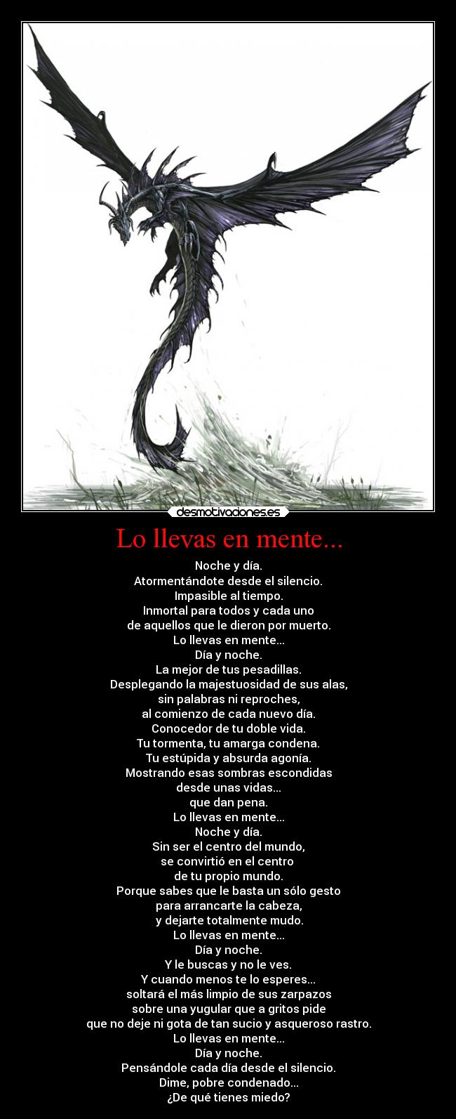Lo llevas en mente... - 