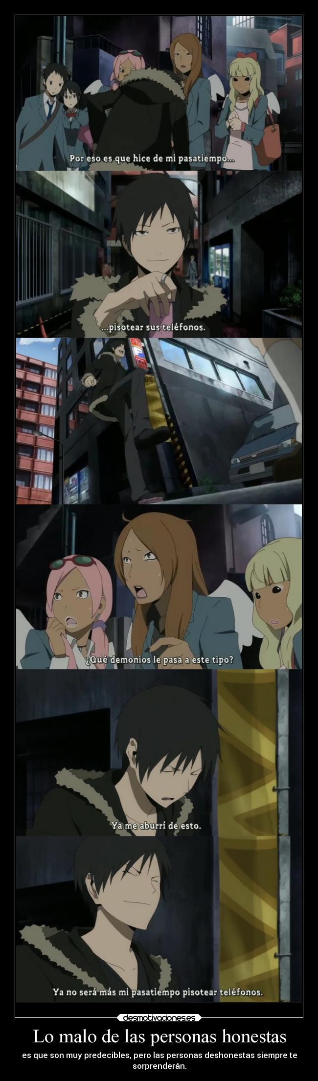 carteles durarara izaya anime como amo este loco desmotivaciones