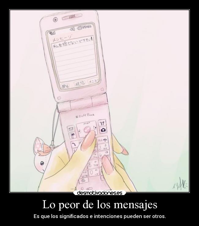 carteles mensajes anime desmotivaciones