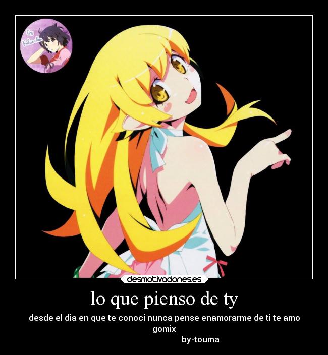 lo que pienso de ty -