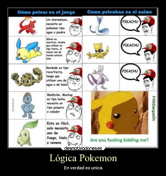 Lógica Pokemon -