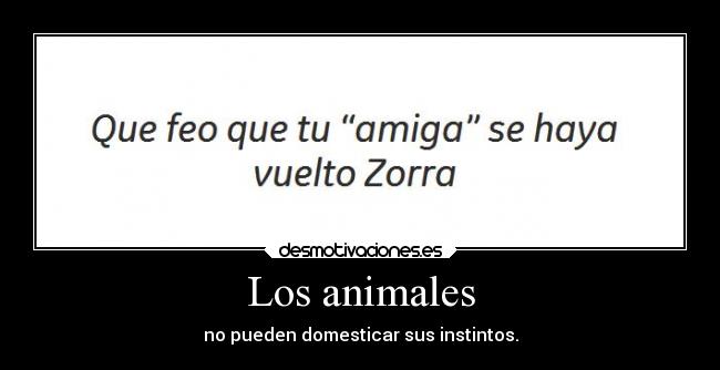Los animales -