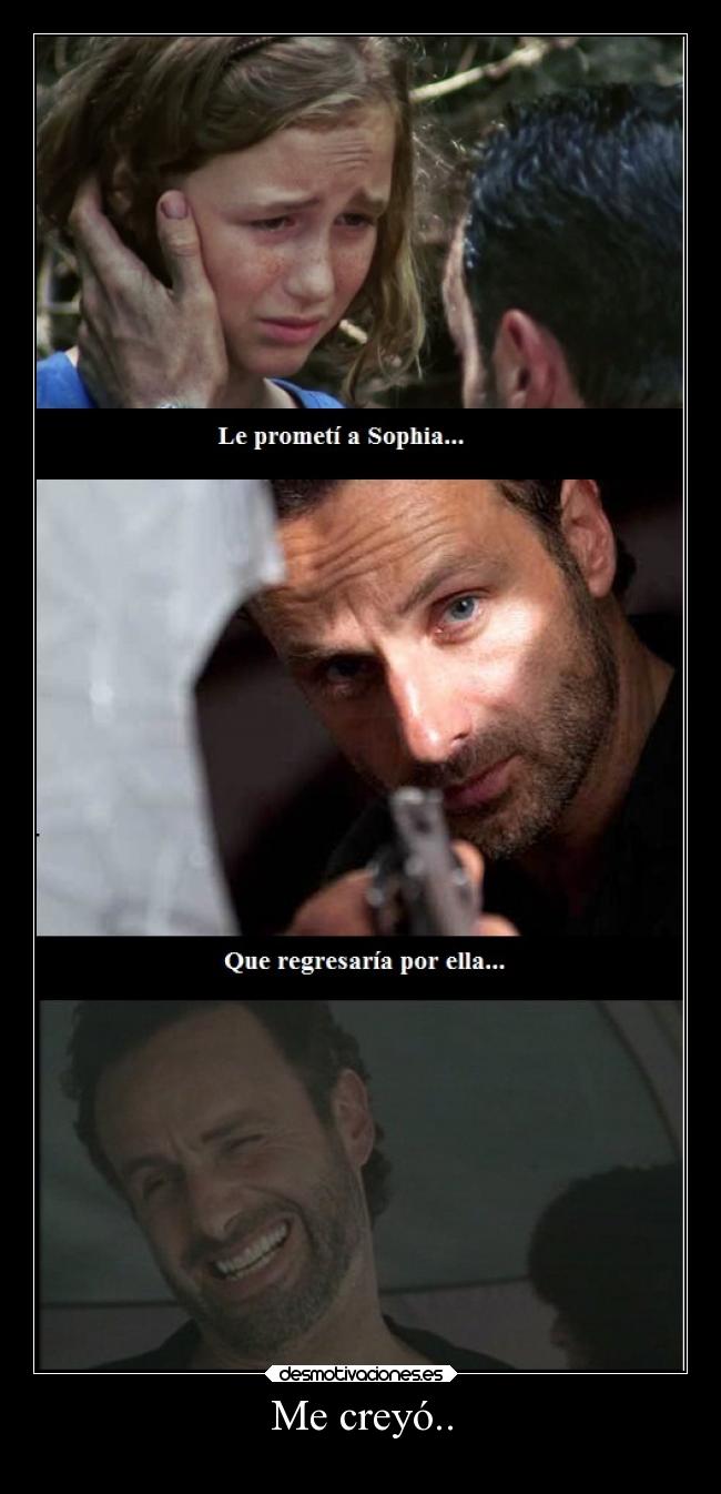 carteles the walking dead final temporada shopia rick promesas sin cumplir desmotivaciones