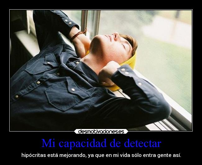 Mi capacidad de detectar - 