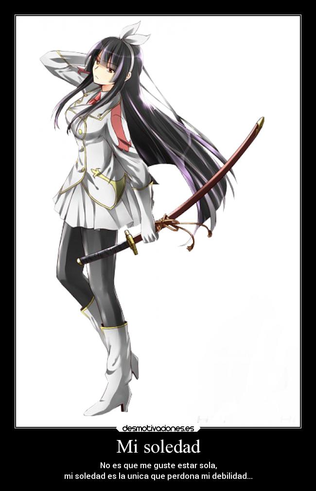 carteles soledad anime tristeza vida fairy tail kagura desmotivaciones