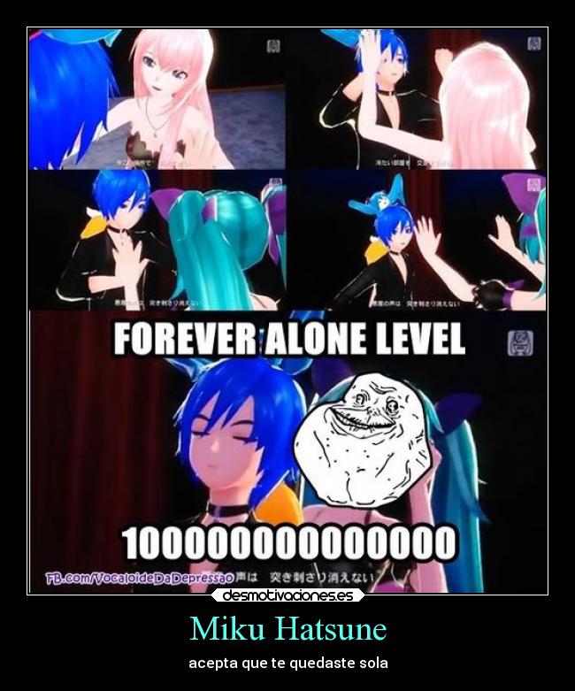 Miku Hatsune - acepta que te quedaste sola