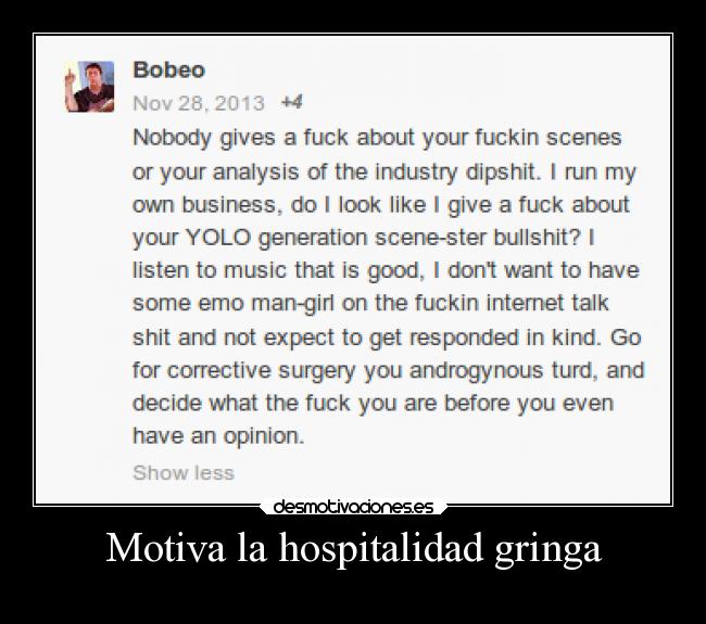 Motiva la hospitalidad gringa -