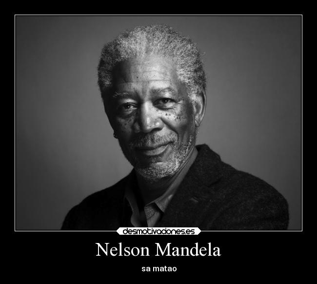 Nelson Mandela - sa matao