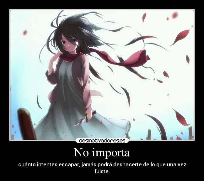 carteles anime shingeki kyojin mikasa ackerman desmotivaciones