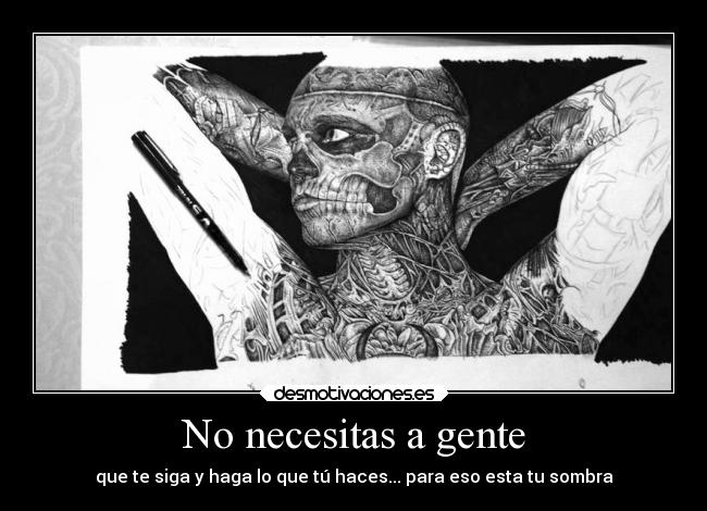 carteles dibuos mio puntillismo algo lapiz rick genest desmotivaciones