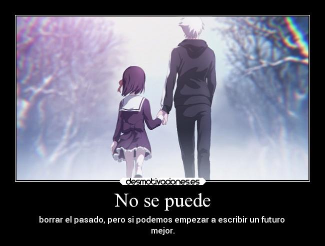 carteles anime fate zero sakura matou kariya desmotivaciones