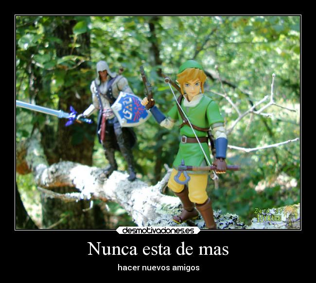 carteles videojuegos the legend zelda link vida cotidiano amigos connor desmotivaciones