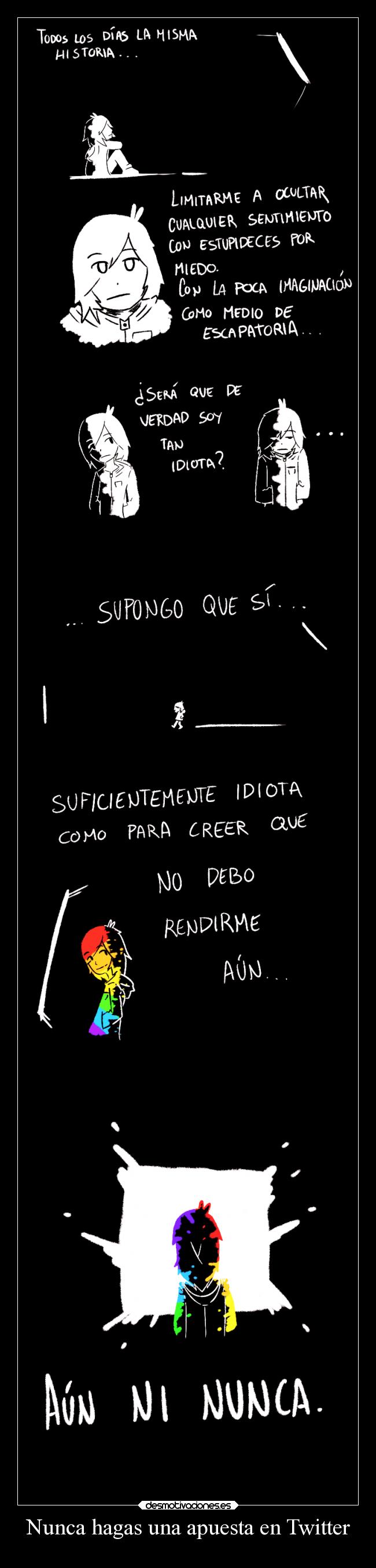 Nunca hagas una apuesta en Twitter - 