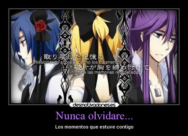 Nunca olvidare... - 