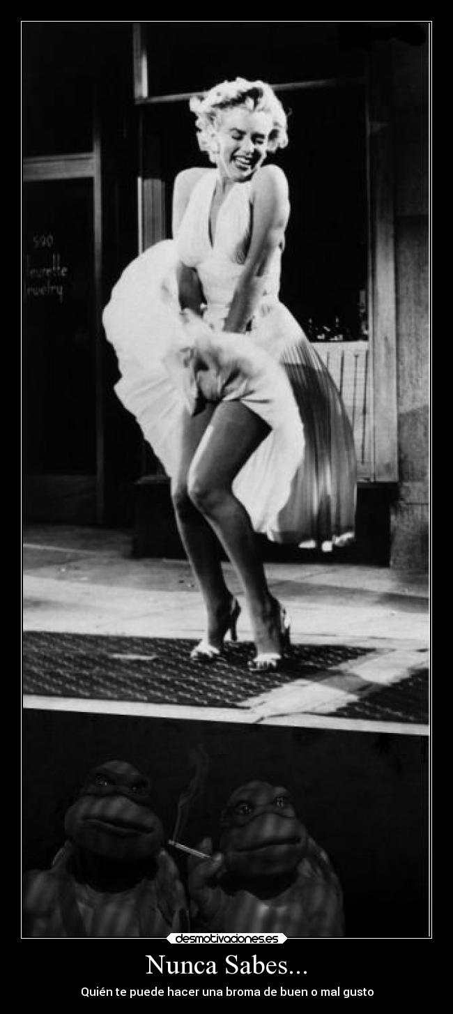 Nunca Sabes... - Quién te puede hacer una broma de buen o mal gusto