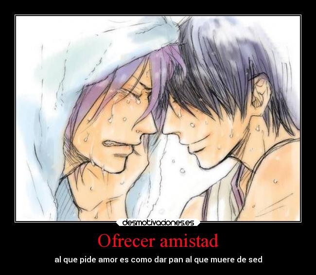 Ofrecer amistad -