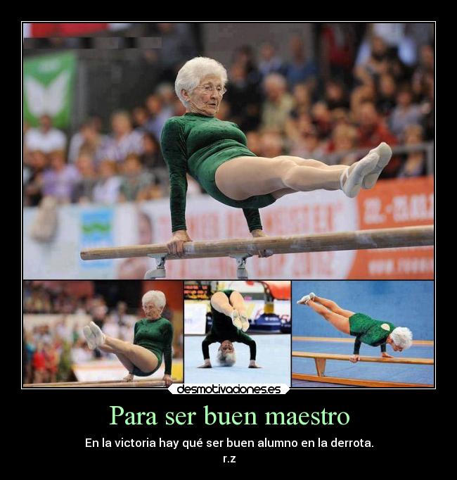 Para ser buen maestro -