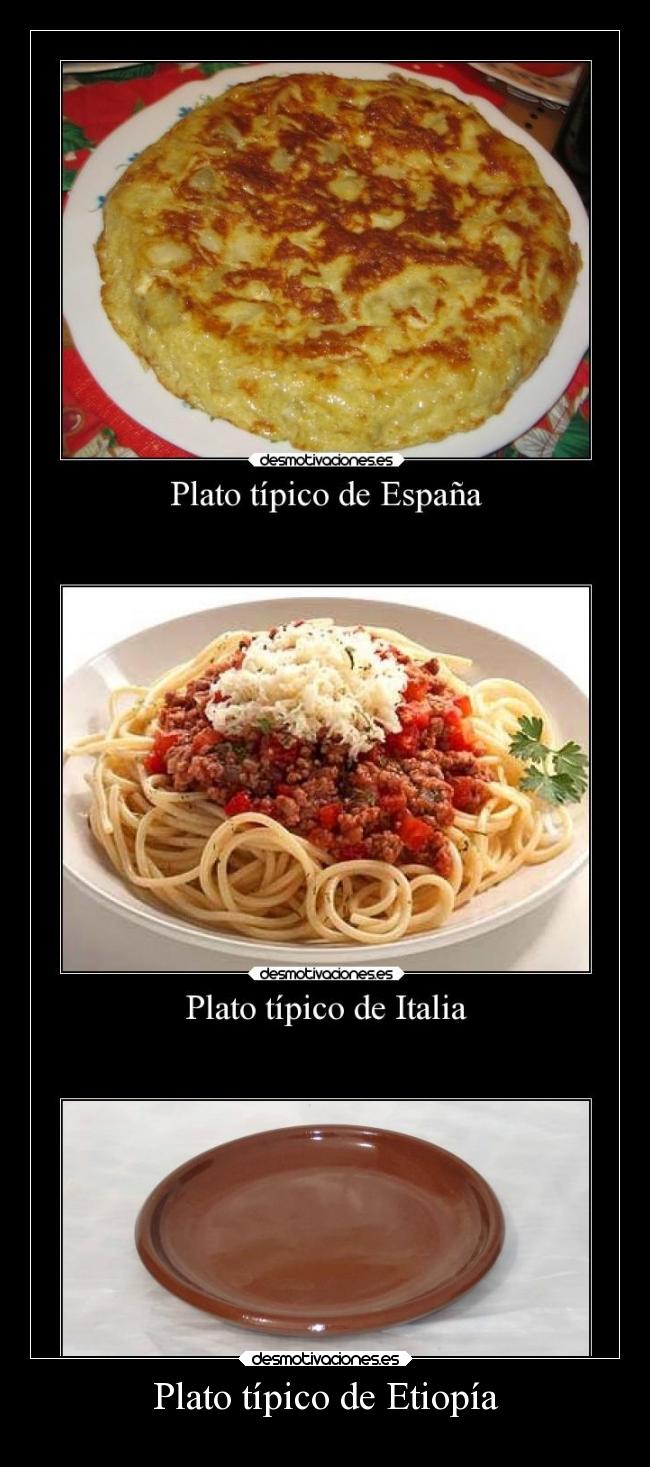 Plato típico de Etiopía - 