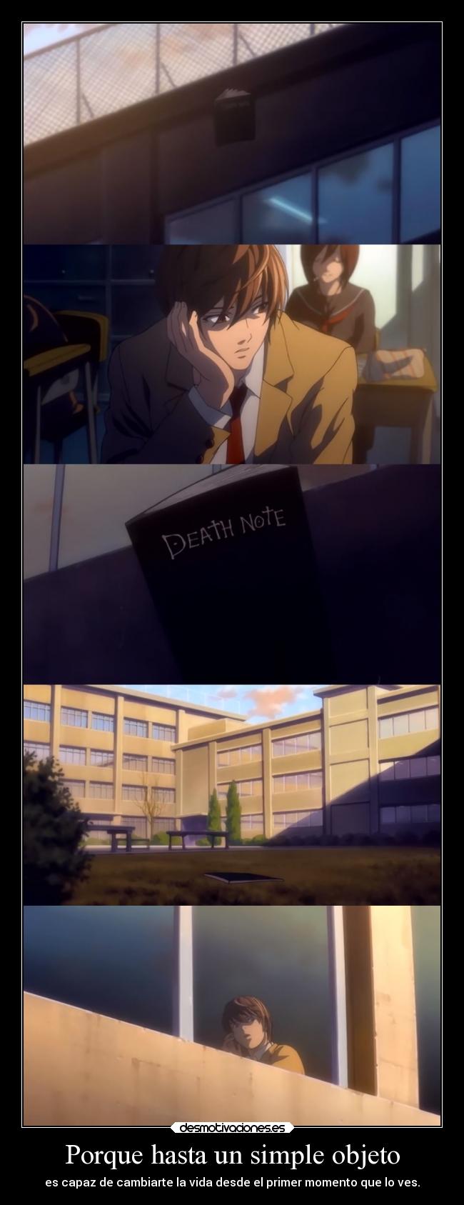 carteles death note light encuentra cuaderno clandominadores ejercitodemar desmotivaciones