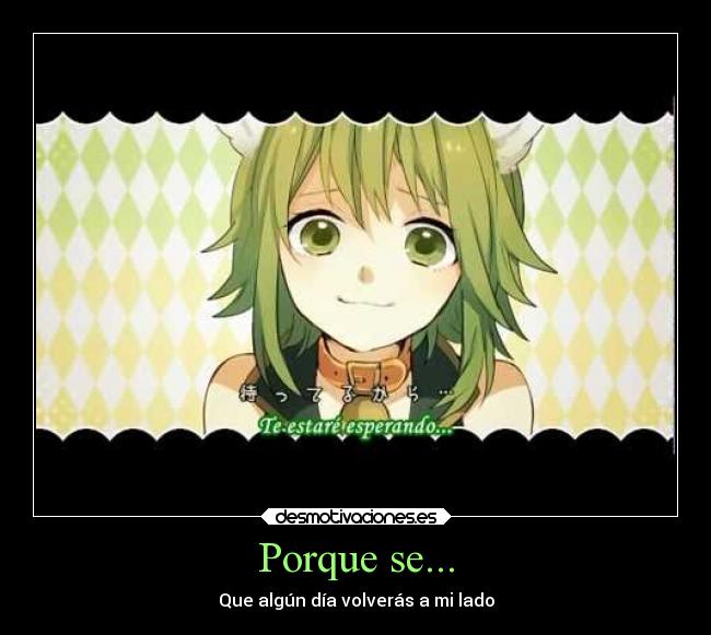 Porque se... -