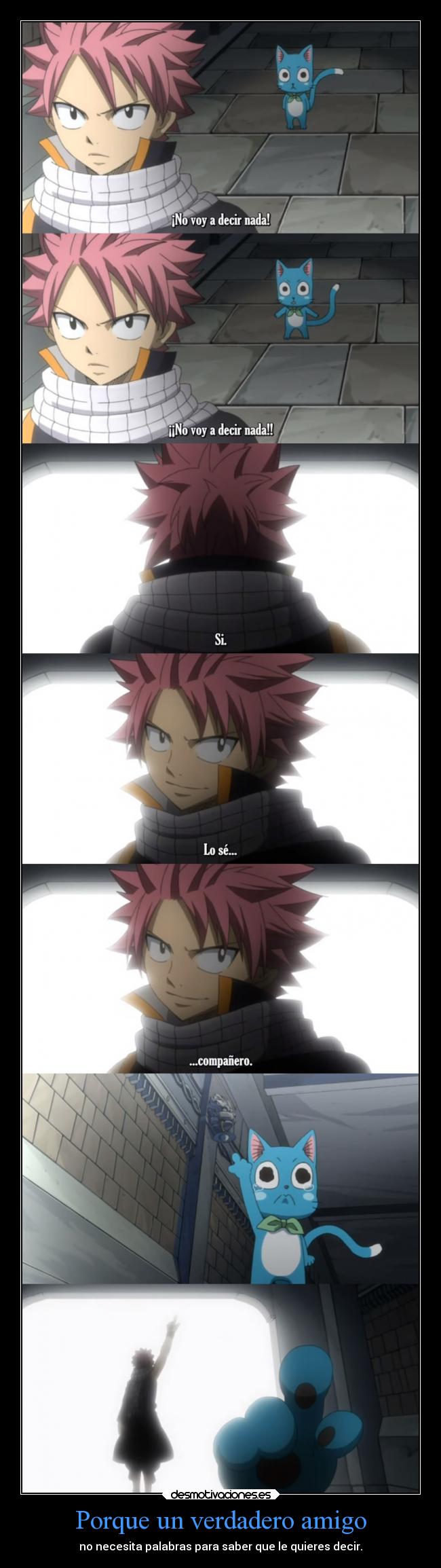 carteles fairy tail natsu happy clandominadores ejercitodemar desmotivaciones
