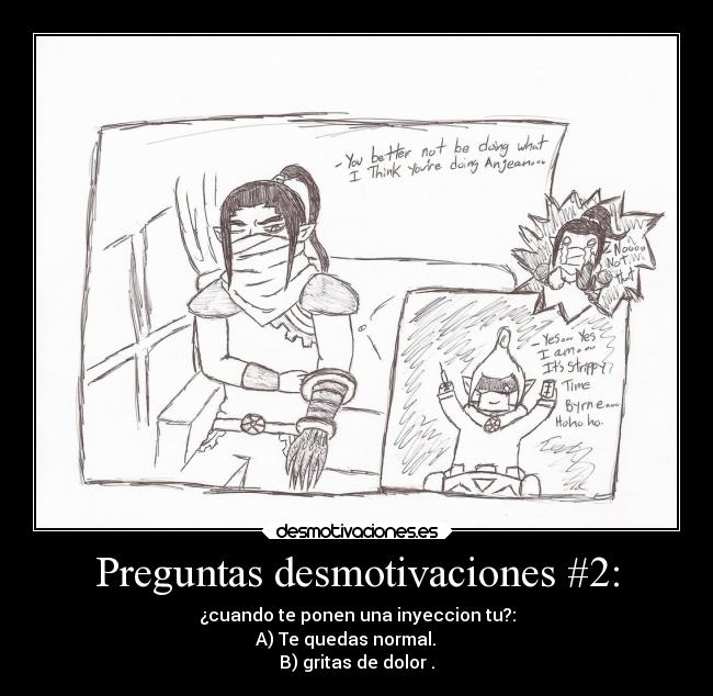 carteles desmotivaciones taligo cree mas macho pero duele las agujas desmotivaciones