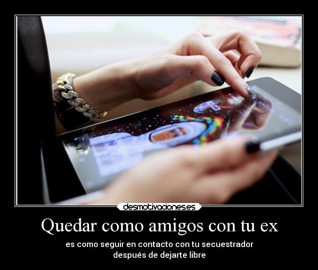 Quedar como amigos con tu ex - 
