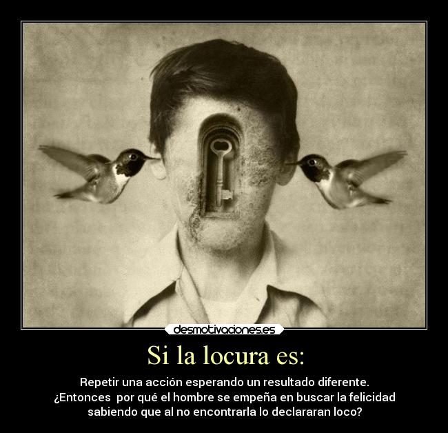 carteles locura felicidad desmotivaciones desmotivaciones