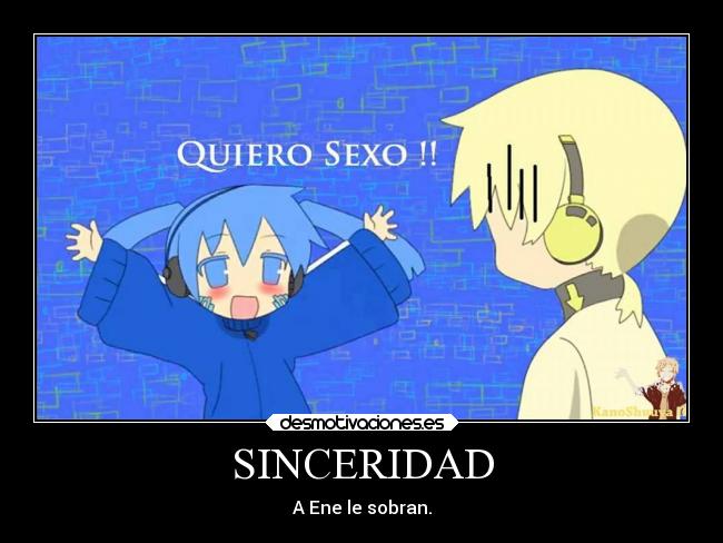 SINCERIDAD -