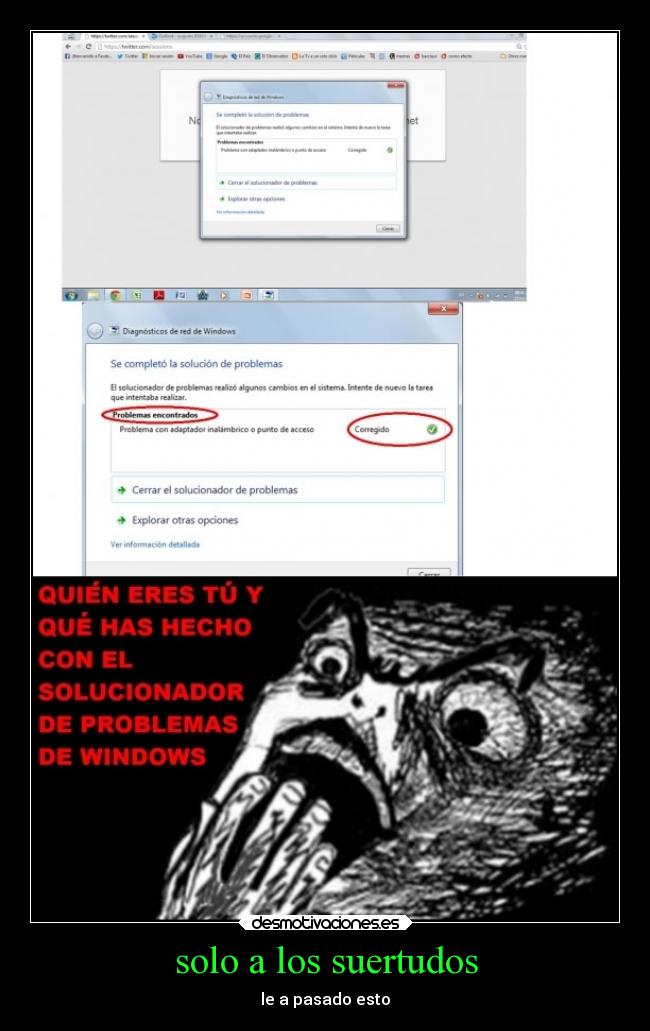 solo a los suertudos - le a pasado esto
