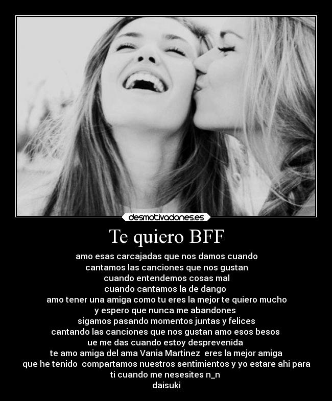Te quiero BFF -