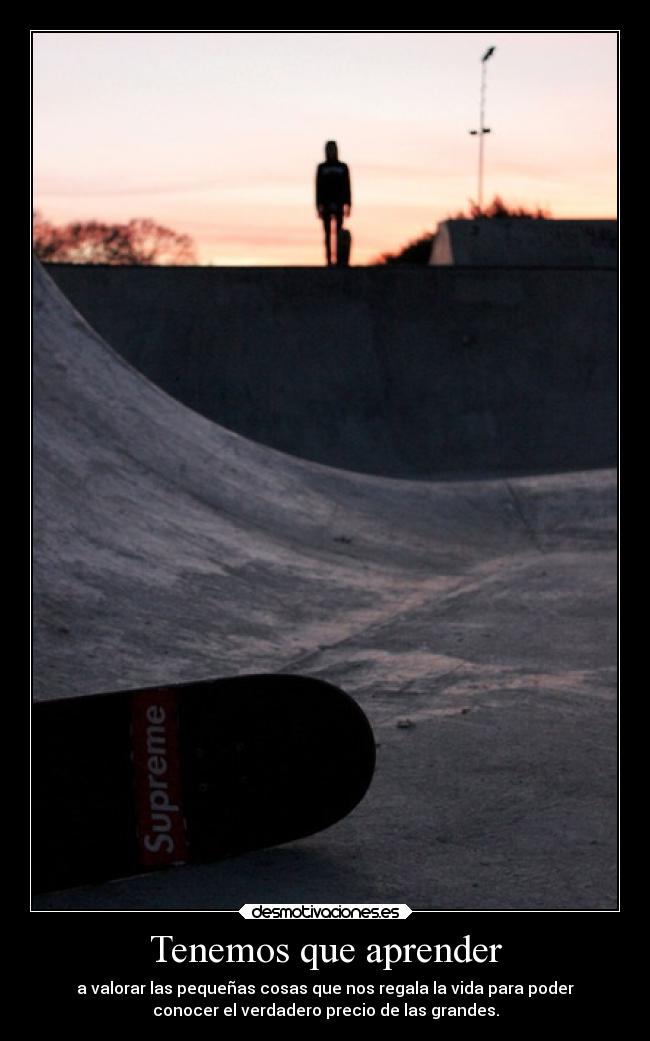 Tenemos que aprender - 