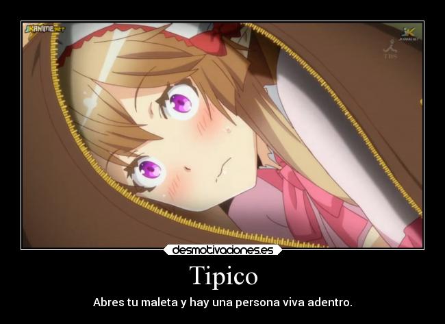 Tipico - Abres tu maleta y hay una persona viva adentro.