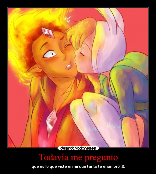 carteles amor fionna principe llama desmotivaciones