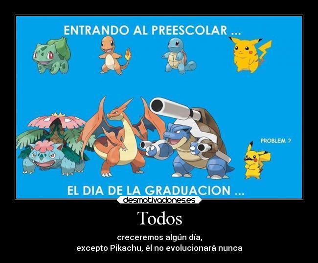 carteles pikachu pokemon desmotivaciones anime desmotivaciones