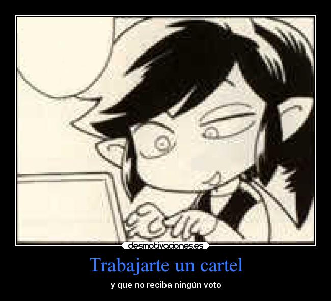 Trabajarte un cartel - 