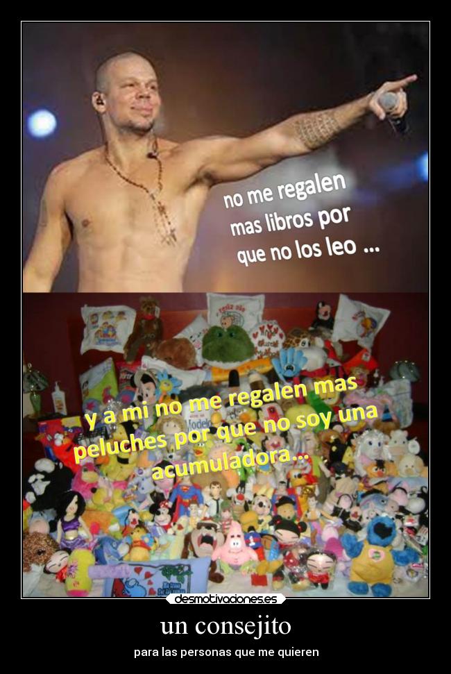 un consejito - para las personas que me quieren