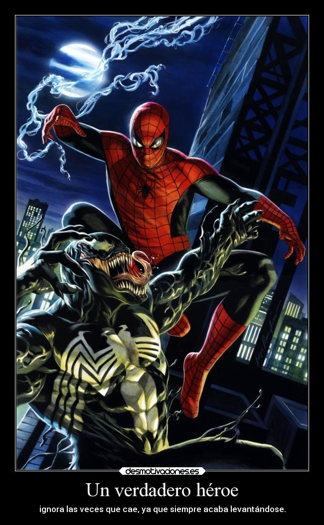 carteles enemigo clanderaulfc ejercitodemar venom spiderman desmotivaciones