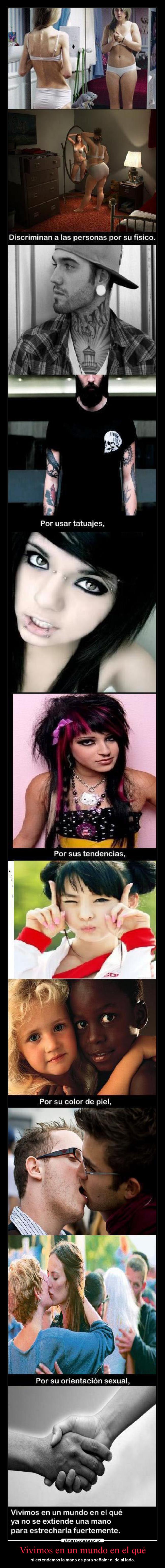 Vivimos en un mundo en el qué -