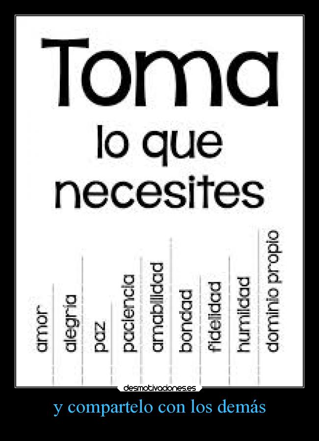 y compartelo con los demás - 