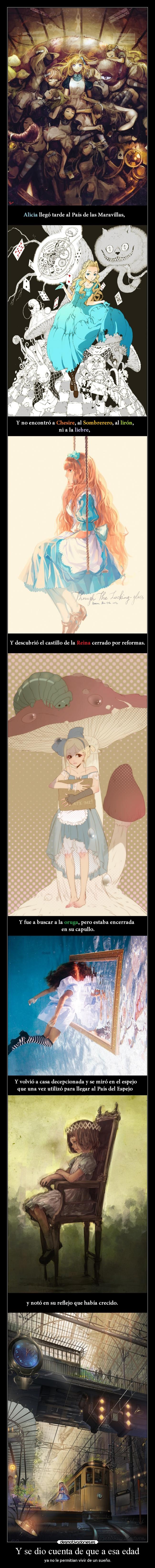 Y se dio cuenta de que a esa edad -