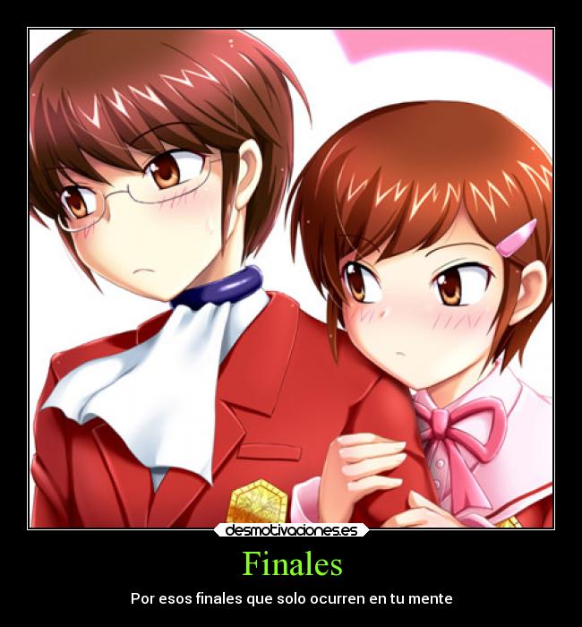 Finales - Por esos finales que solo ocurren en tu mente