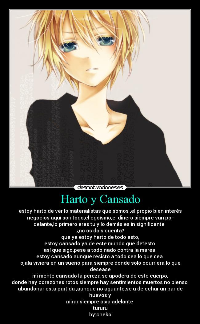 Harto y Cansado - 