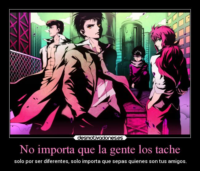 No importa que la gente los tache -