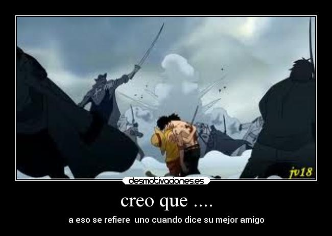 creo que .... - 
