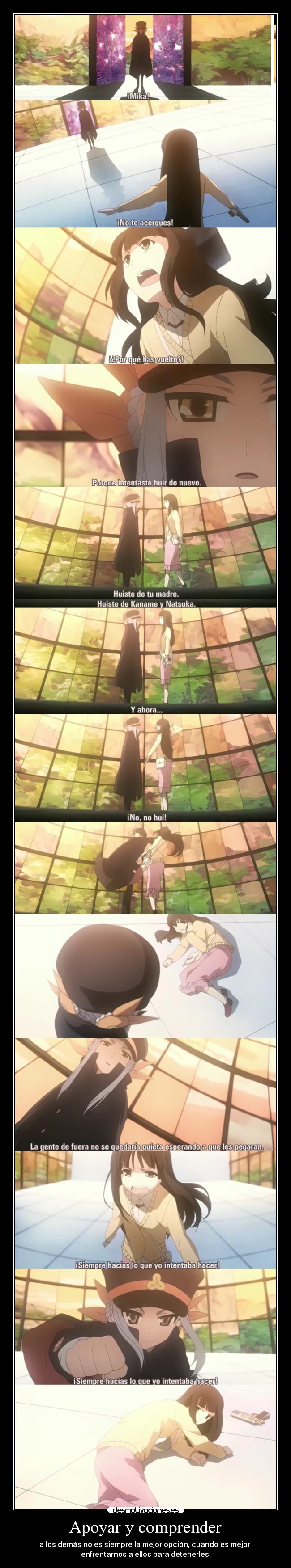 Apoyar y comprender -