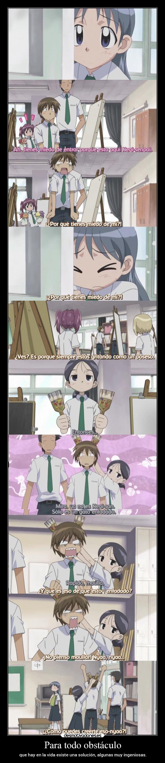 carteles amistad anime para todo obstaculo problema existir solucion ingeniosa raptorhunters desmotivaciones