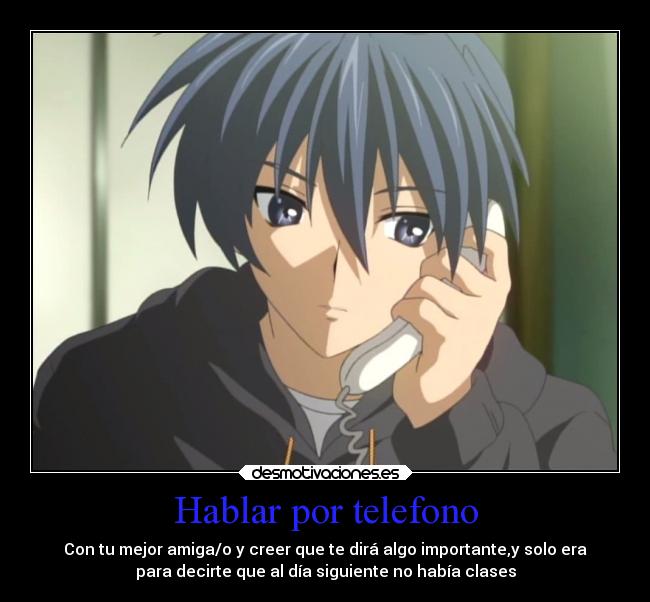 Hablar por telefono -